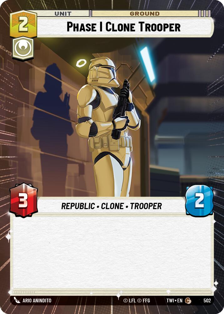 Phase I Clone Trooper (502) (Hyperspace) (502) [Twilight of the Republic] | Tabernacle Games