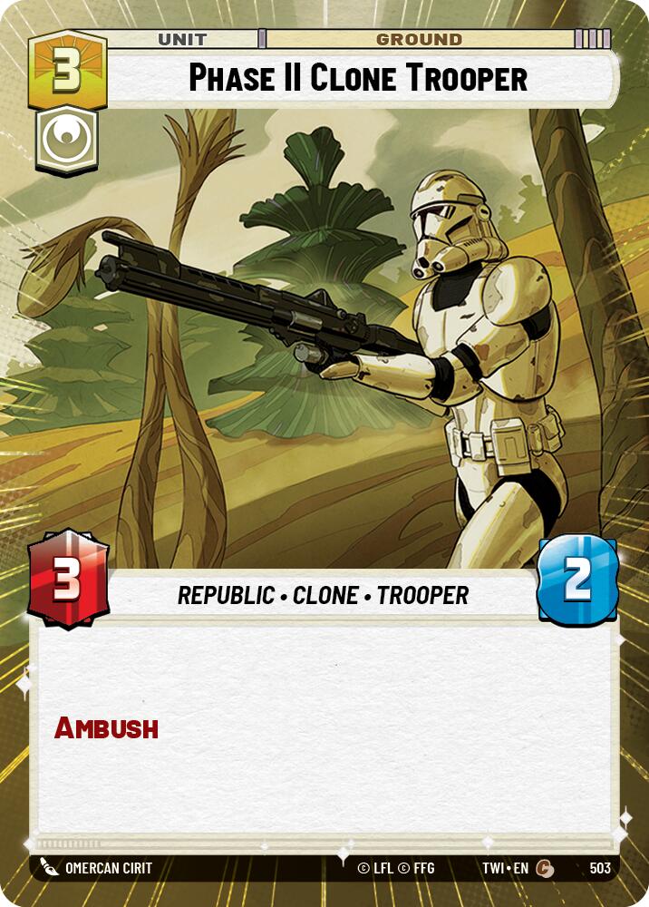 Phase II Clone Trooper (503) (Hyperspace) (503) [Twilight of the Republic] | Tabernacle Games