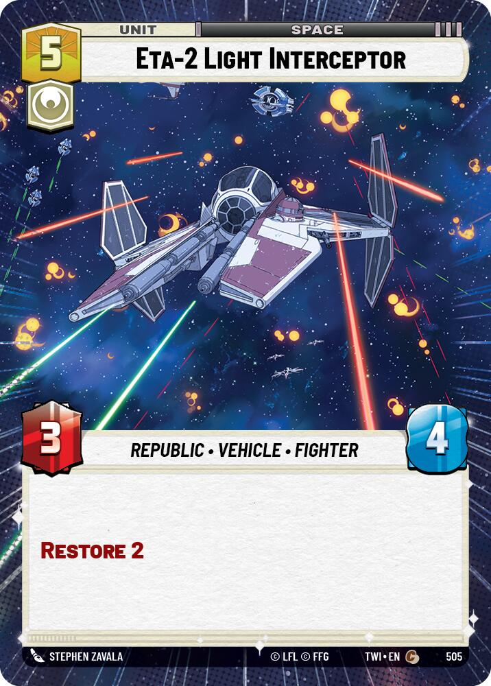 Eta-2 Light Interceptor (505) (Hyperspace) (505) [Twilight of the Republic] | Tabernacle Games