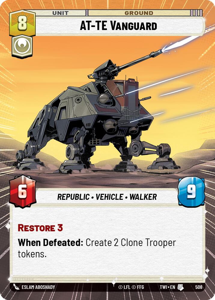 AT-TE Vanguard (508) (Hyperspace) (508) [Twilight of the Republic] | Tabernacle Games