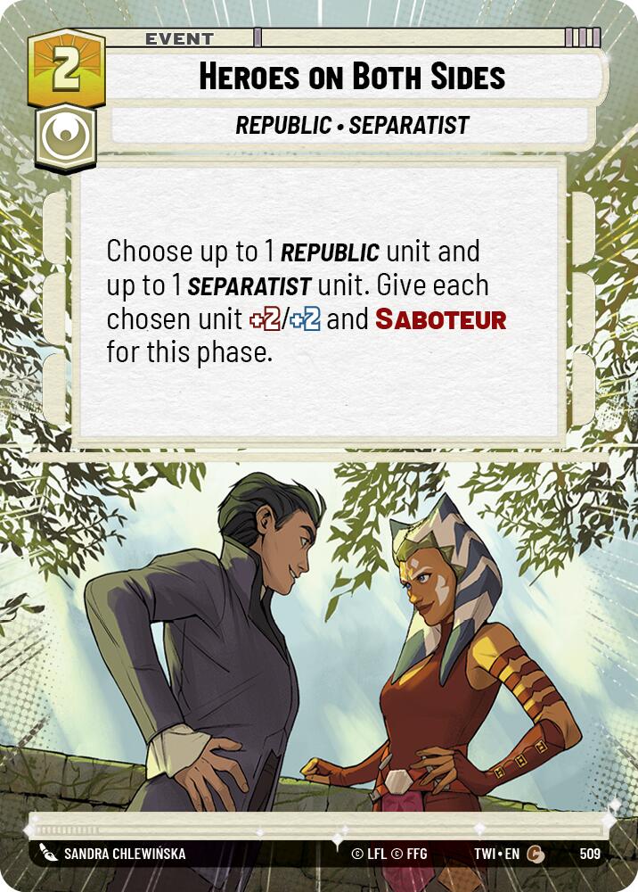 Heroes on Both Sides (509) (Hyperspace) (509) [Twilight of the Republic] | Tabernacle Games