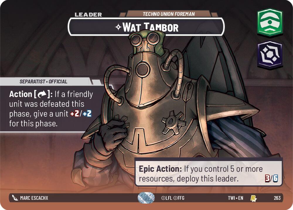 Wat Tambor - Techno Union Foreman (263) (Showcase) (263) [Twilight of the Republic] | Tabernacle Games