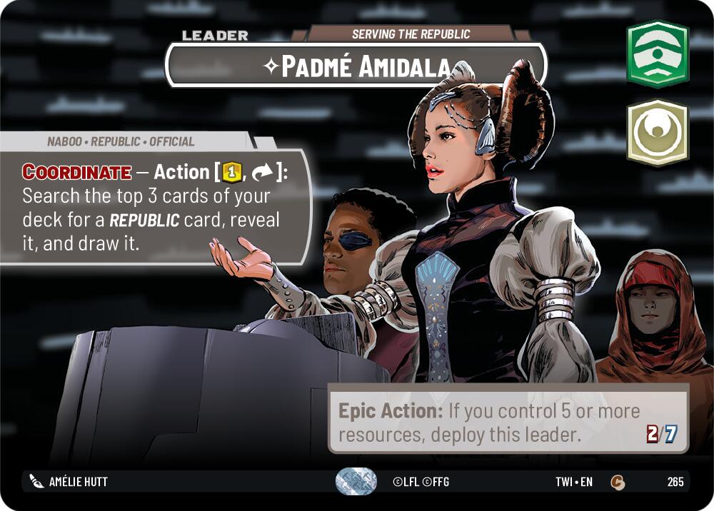 Padme Amidala - Serving the Republic (265) (Showcase) (265) [Twilight of the Republic] | Tabernacle Games