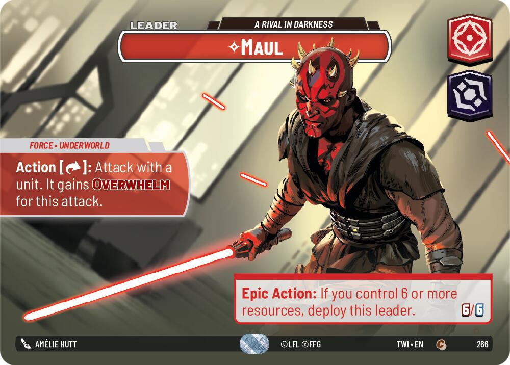 Maul - A Rival in Darkness (266) (Showcase) (266) [Twilight of the Republic] | Tabernacle Games