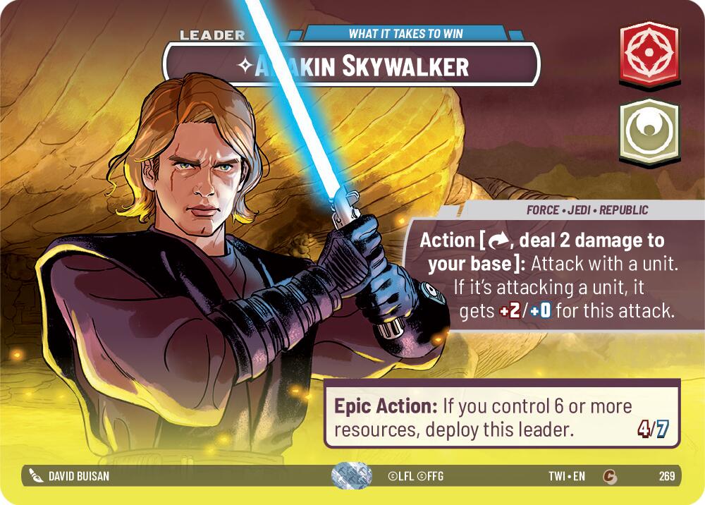 Anakin Skywalker - What it Takes to Win (269) (Showcase) (269) [Twilight of the Republic] | Tabernacle Games