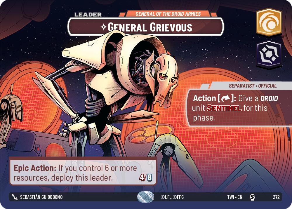 General Grievous - General of the Droid Armies (272) (Showcase) (272) [Twilight of the Republic] | Tabernacle Games