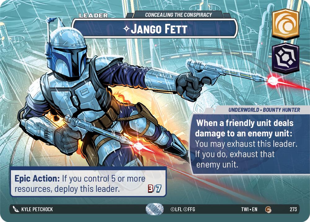 Jango Fett - Concealing the Conspiracy (273) (Showcase) (273) [Twilight of the Republic] | Tabernacle Games