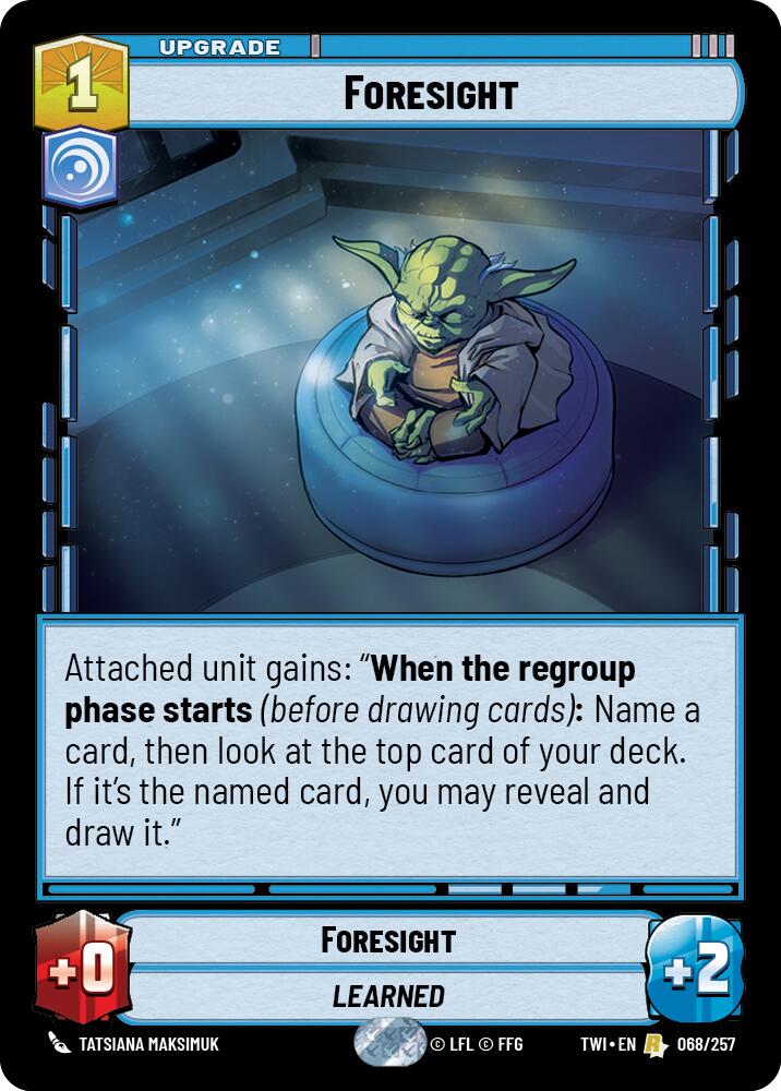 Foresight (068/257) (068/257) [Twilight of the Republic] | Tabernacle Games