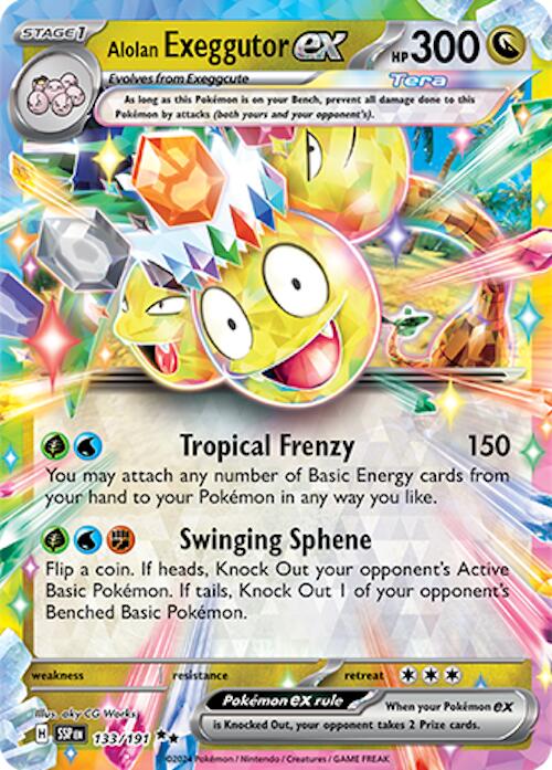 Alolan Exeggutor ex (133/191) [Scarlet & Violet: Surging Sparks] | Tabernacle Games