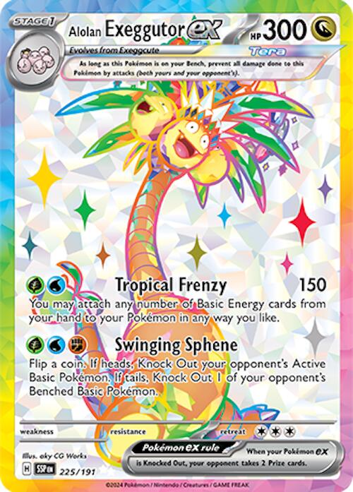 Alolan Exeggutor ex (225/191) [Scarlet & Violet: Surging Sparks] | Tabernacle Games