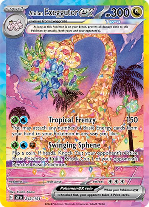 Alolan Exeggutor ex (242/191) [Scarlet & Violet: Surging Sparks] | Tabernacle Games