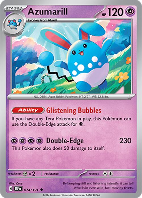 Azumarill (074/191) [Scarlet & Violet: Surging Sparks] | Tabernacle Games