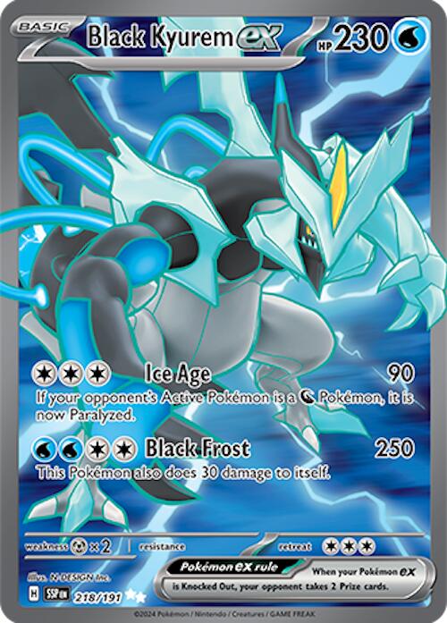 Black Kyurem ex (218/191) [Scarlet & Violet: Surging Sparks] | Tabernacle Games