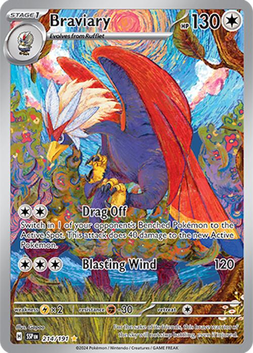 Braviary (214/191) [Scarlet & Violet: Surging Sparks] | Tabernacle Games