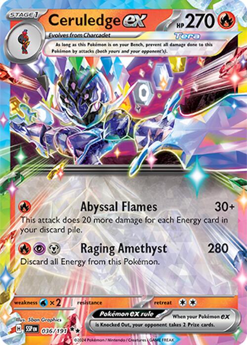 Ceruledge ex (036/191) [Scarlet & Violet: Surging Sparks] | Tabernacle Games