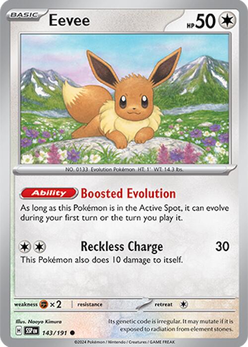 Eevee (143/191) [Scarlet & Violet: Surging Sparks] | Tabernacle Games