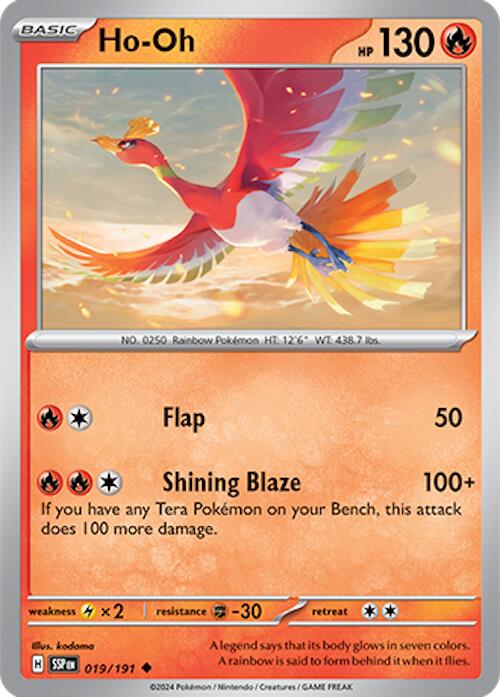 Ho-Oh (019/191) [Scarlet & Violet: Surging Sparks] | Tabernacle Games