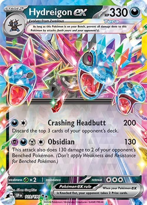 Hydreigon ex (119/191) [Scarlet & Violet: Surging Sparks] | Tabernacle Games