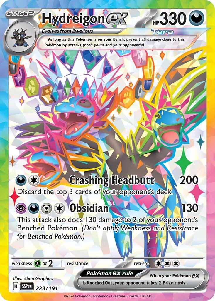 Hydreigon ex (223/191) [Scarlet & Violet: Surging Sparks] | Tabernacle Games