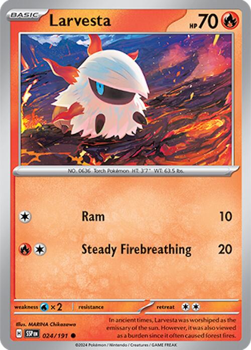 Larvesta (024/191) [Scarlet & Violet: Surging Sparks] | Tabernacle Games