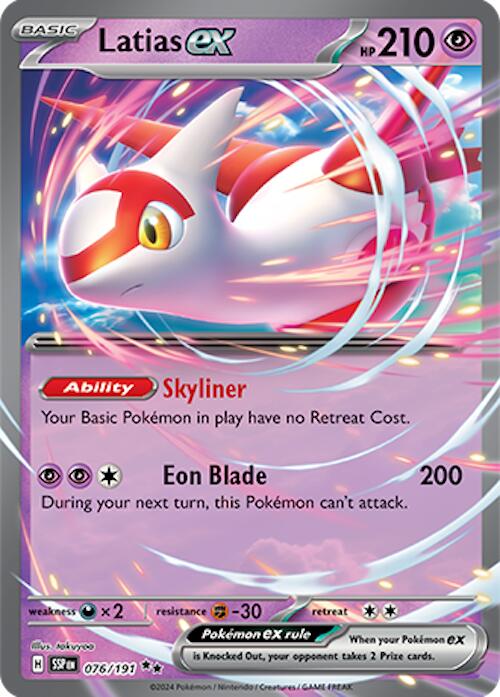 Latias ex (076/191) [Scarlet & Violet: Surging Sparks] | Tabernacle Games