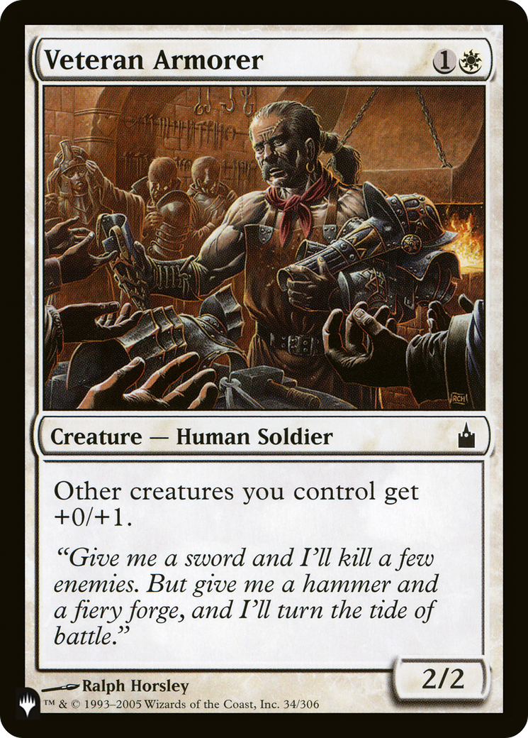 Veteran Armorer [The List] | Tabernacle Games