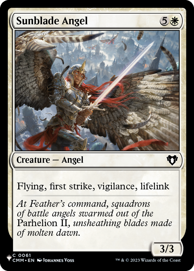 Sunblade Angel [The List] | Tabernacle Games