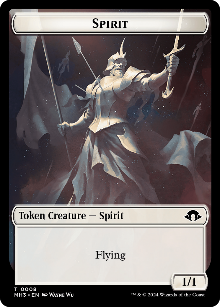 Phyrexian Germ // Spirit (0008) Double-Sided Token [Modern Horizons 3 Tokens] | Tabernacle Games