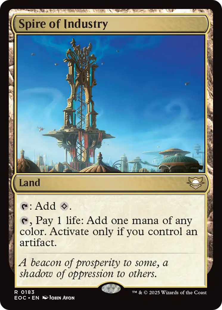 Spire of Industry [Edge of Eternities Commander] | Tabernacle Games