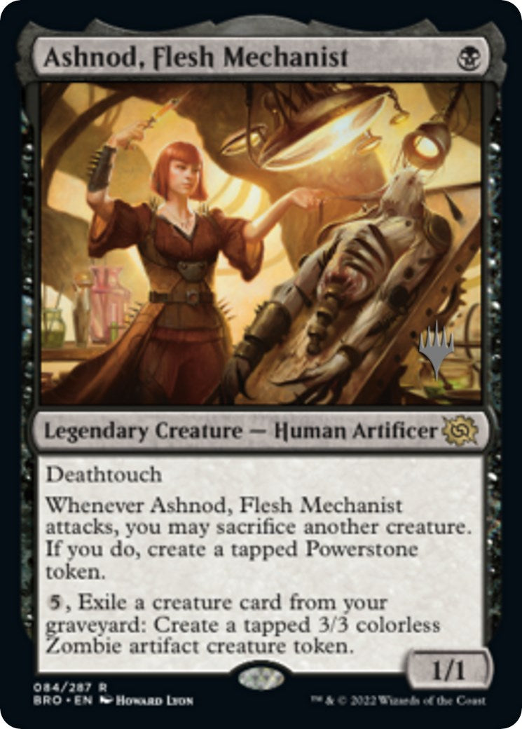 Ashnod, Flesh Mechanist (Promo Pack) [The Brothers' War Promos] | Tabernacle Games