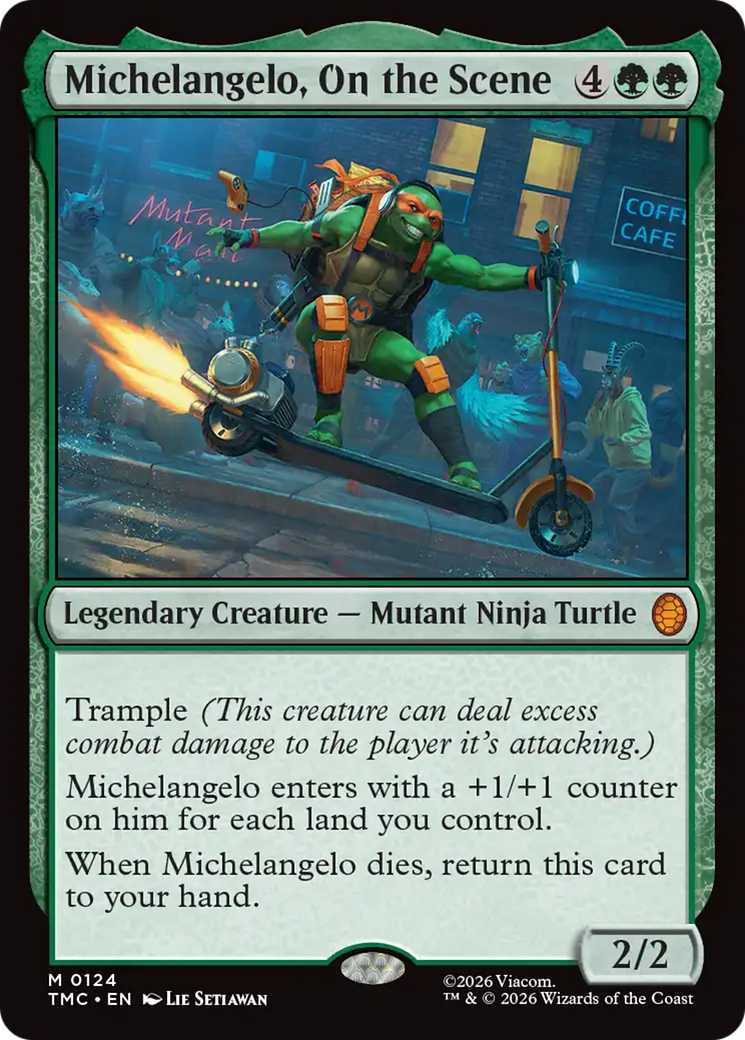 Michelangelo, On the Scene [Teenage Mutant Ninja Turtles Commander] | Tabernacle Games