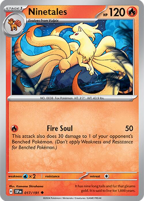 Ninetales (017/191) [Scarlet & Violet: Surging Sparks] | Tabernacle Games