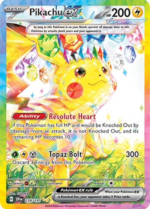 Pikachu ex (238/191) [Scarlet & Violet: Surging Sparks] | Tabernacle Games