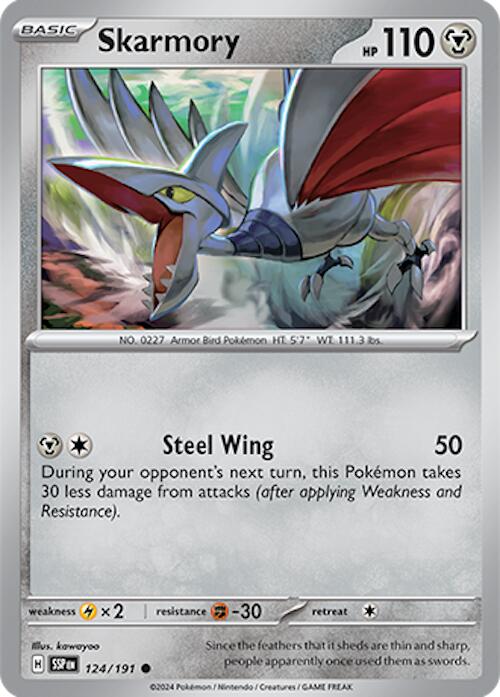 Skarmory (124/191) [Scarlet & Violet: Surging Sparks] | Tabernacle Games