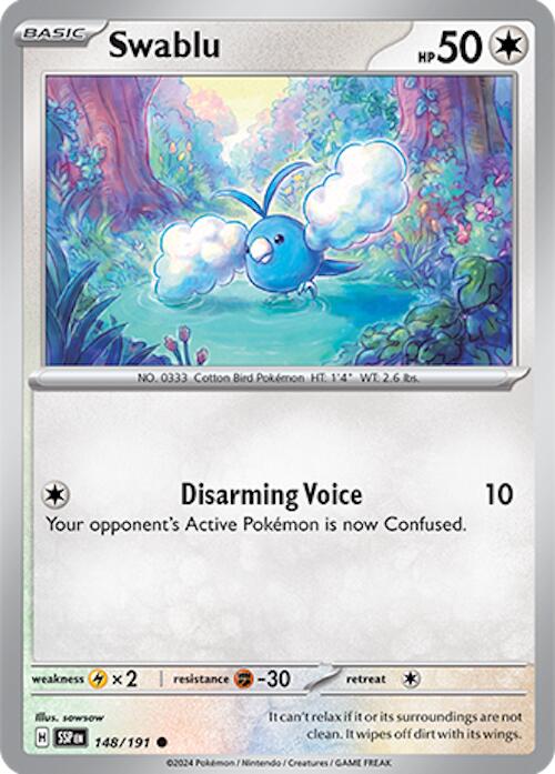 Swablu (148/191) [Scarlet & Violet: Surging Sparks] | Tabernacle Games