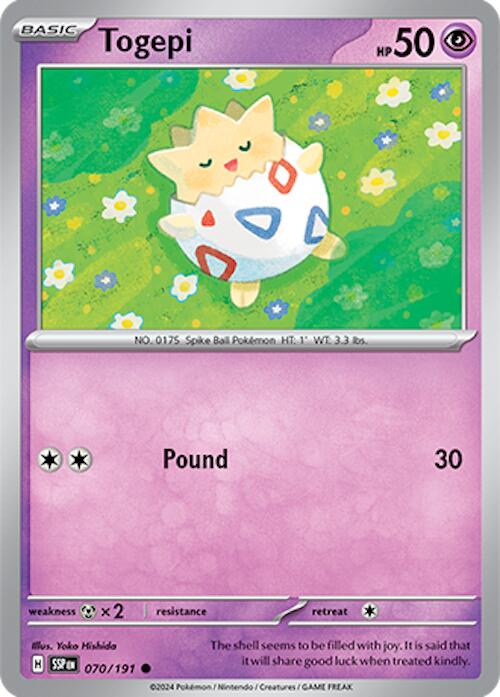 Togepi (070/191) [Scarlet & Violet: Surging Sparks] | Tabernacle Games