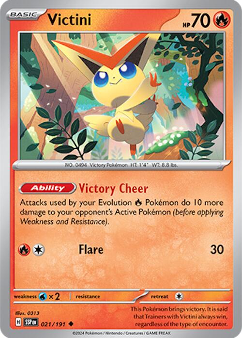 Victini (021/191) [Scarlet & Violet: Surging Sparks] | Tabernacle Games