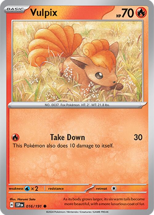 Vulpix (016/191) [Scarlet & Violet: Surging Sparks] | Tabernacle Games