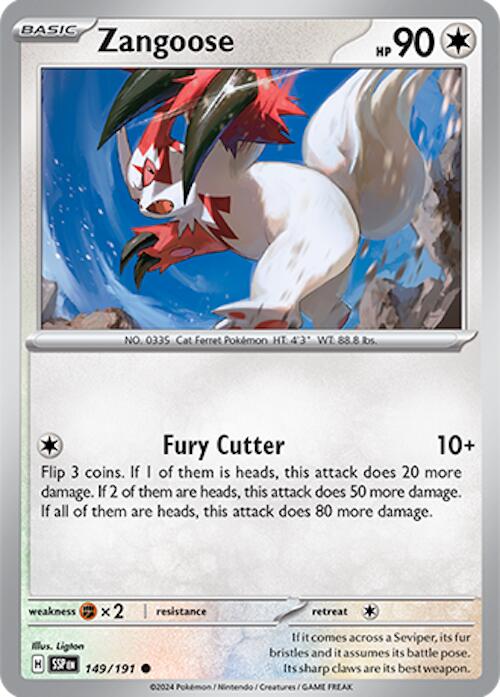 Zangoose (149/191) [Scarlet & Violet: Surging Sparks] | Tabernacle Games