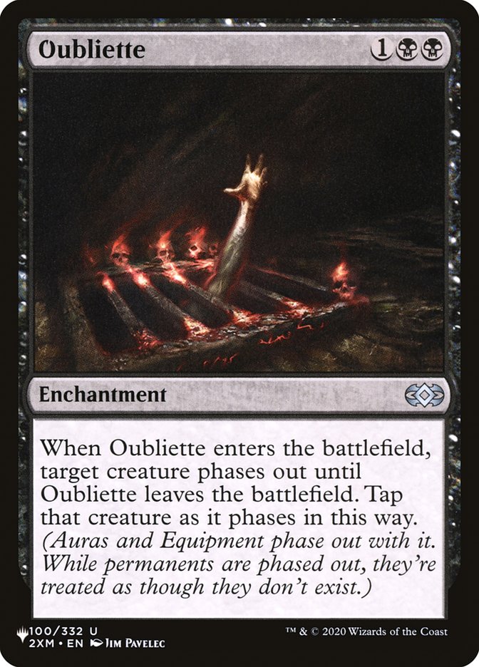 Oubliette [The List] | Tabernacle Games