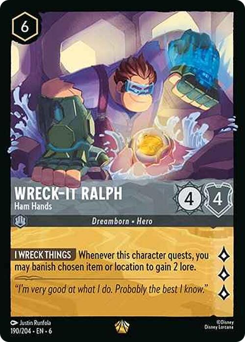 Wreck-It Ralph - Ham Hands (190/204) [Azurite Sea] | Tabernacle Games