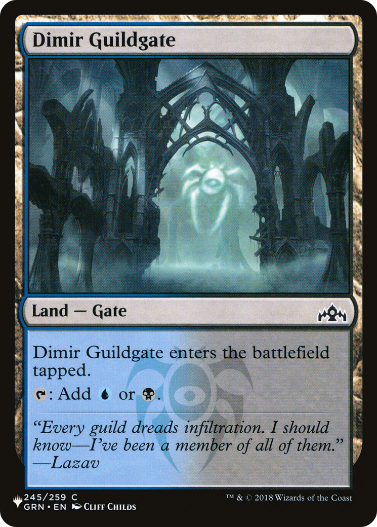 Dimir Guildgate [The List] | Tabernacle Games