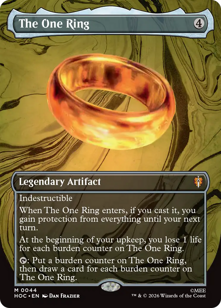 The One Ring (Borderless) [The Hobbit: Eternal-Legal] | Tabernacle Games