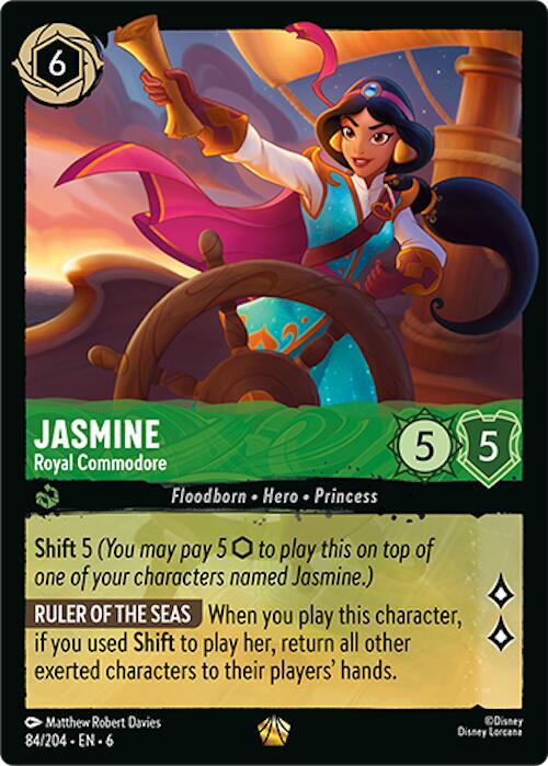 Jasmine - Royal Commodore (84/204) [Azurite Sea] | Tabernacle Games