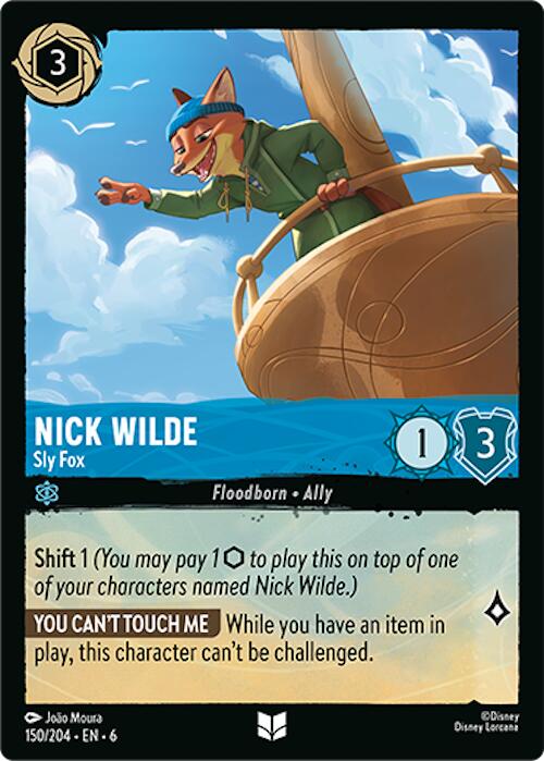 Nick Wilde - Sly Fox (150/204) [Azurite Sea] | Tabernacle Games