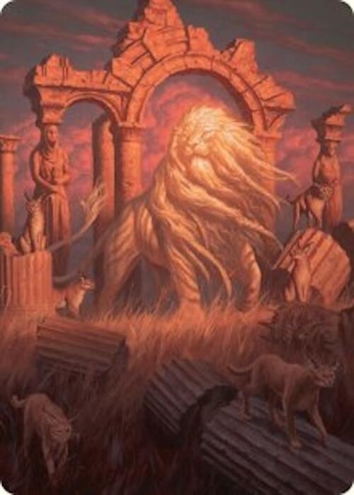 Arahbo, the First Fang Art Card (26/54) [Foundations Art Series] | Tabernacle Games