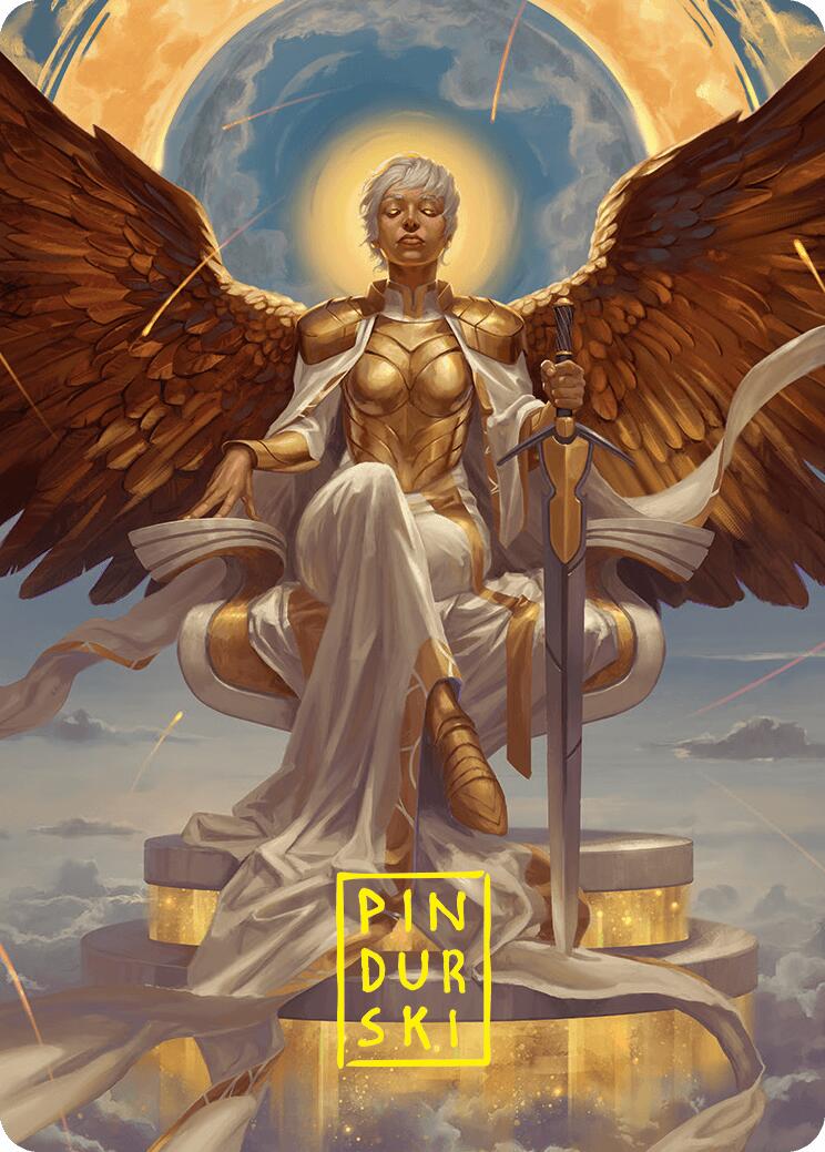 Herald of Eternal Dawn Art Card (27/54) (Gold-Stamped Signature) [Foundations Art Series] | Tabernacle Games