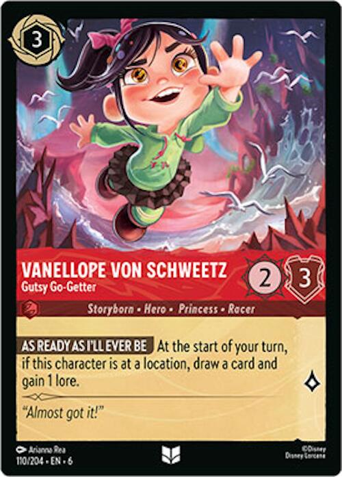 Vanellope von Schweetz - Gutsy Go-Getter (110/204) [Azurite Sea] | Tabernacle Games