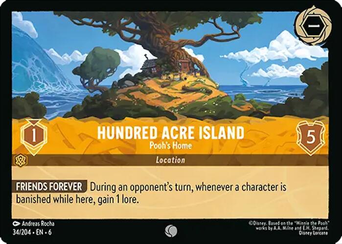 Hundred Acre Island - Pooh's Home (34/204) [Azurite Sea] | Tabernacle Games