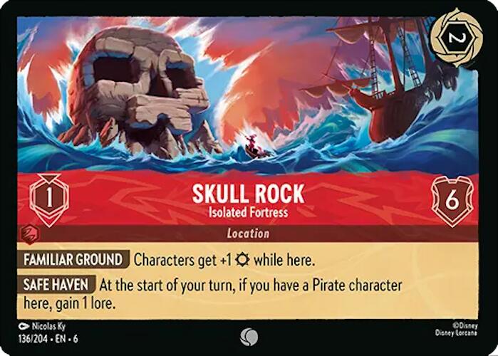 Skull Rock - Isolated Fortress (136/204) [Azurite Sea] | Tabernacle Games